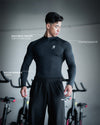 Hustle High Neck Full Sleeve Compression T-shirt