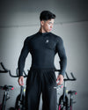 Hustle High Neck Full Sleeve Compression T-shirt