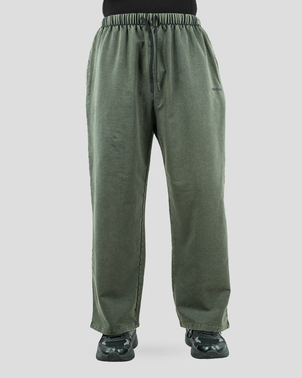 Acid wash baggy pants