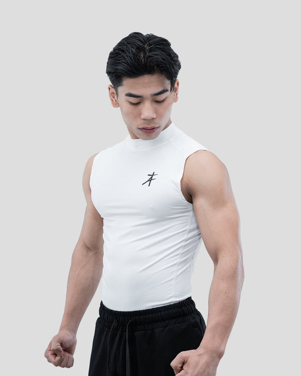 Hustle High Neck Compression Tank