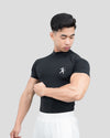 Hustle High Neck Compression T-shirt