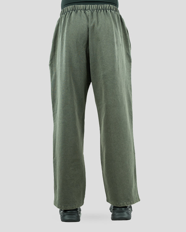 Acid wash baggy pants