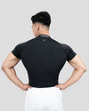 Hustle High Neck Compression T-shirt