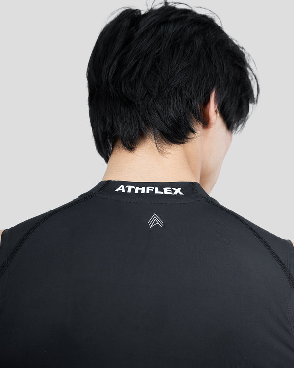 Hustle High Neck Compression Tank