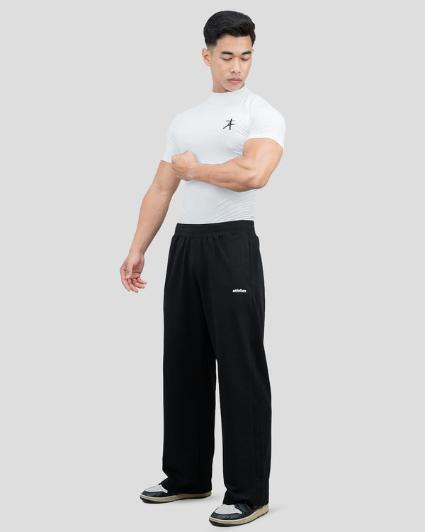 Hustle High Neck Compression T-shirt