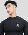 Hustle High Neck Full Sleeve Compression T-shirt