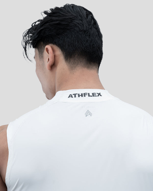 Hustle High Neck Compression Tank