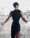 Hustle High Neck Compression Tank